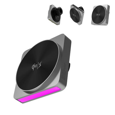 주문 Dynamic Atmosphere Experience Iphone Charger Stand With 9 Light Colors Switching And 15w Fast Charging For Automotive online manufacture