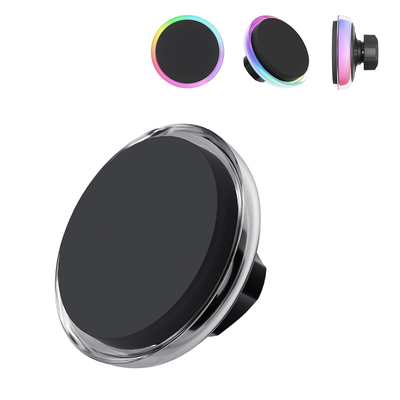 주문 Super Strong Magnetic Suction Iphone Car Charger With Multiple Lighting Modes And Transparent Design online manufacture