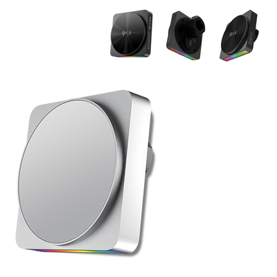주문 15W 고속 무선 충전 Magsafe 차량용 마운트 (9가지 색상 앰비언트 라이트 포함) online manufacture