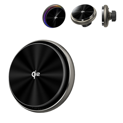 주문 Starry Sky Lighting Effect And Fast Heat Dissipation In 15w Wireless Charger With Cooling Fan online manufacture