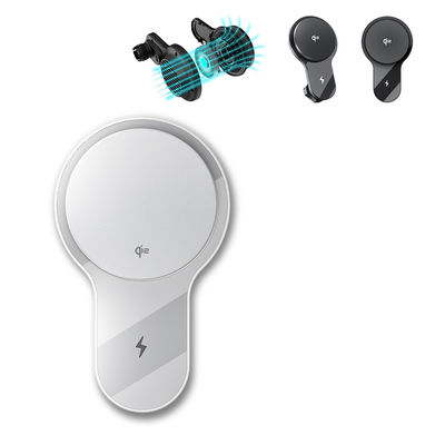 주문 Strong Magnetic Stability Ultra-Thin Fan Cooling Fast Charging Car Phone Holder For Automotive With Original Air Duct Design online manufacture