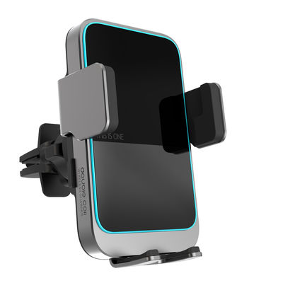 주문 Aluminum Alloy iPhone Wireless Charger with 12-24V Voltage and FOD Automatic Recognition for Hands-Free Car Use online manufacture