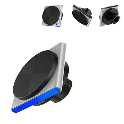 360도 회전 자동차 전화기 장착장 9색 RGB 빛 효과 프로젝션 및 무선 자동차 마운트