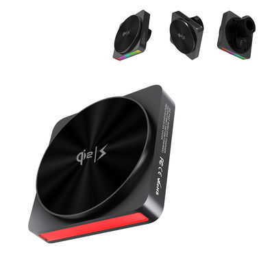 15W 무선 충전기 9색 RGB 환경광 프로젝션과 중앙 제어