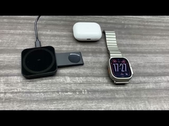 2인1 최소 초강성 자석 무선 충전 접이식 전화기 휴대용 여행 비즈니스