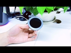 알루미늄 합금 성질 RGB 빛 효과 조절 가능한 최소 무선 자동차 전화기 장착기 빠른 충전